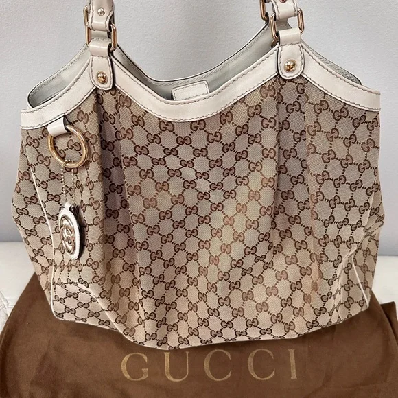 Gucci Large GG Canvas Sukey Tote
